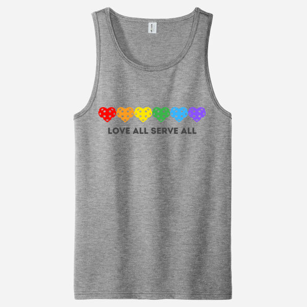 Love All Serve All Unisex, Earth-Friendly Tank Thumbnail