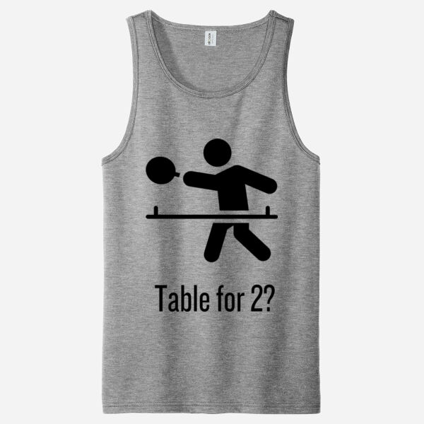 Table For 2 Unisex, Earth-Friendly Tank Thumbnail