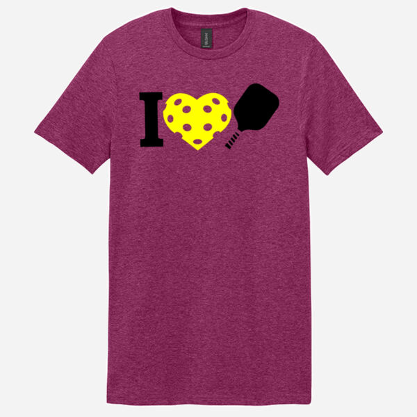 I Heart Pickleball SoftStyle Tee Thumbnail