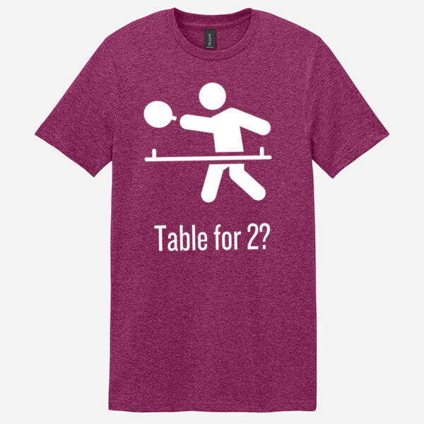 Table For 2 Ping Pong SoftStyle Tee Thumbnail
