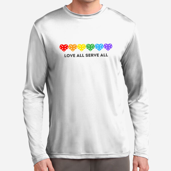 Love All Serve All Long Sleeve Tee Thumbnail
