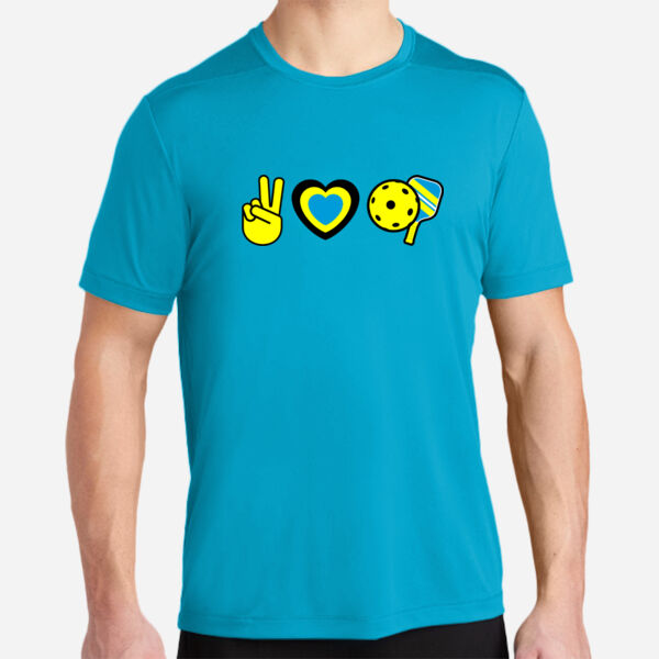 Peace, Love, Pickleball Moisture-Wicking UV Tee  Thumbnail